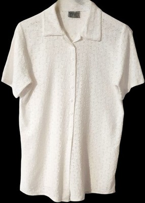 Xposure Ladies Women's Off-white Cream Blouse - Size 12