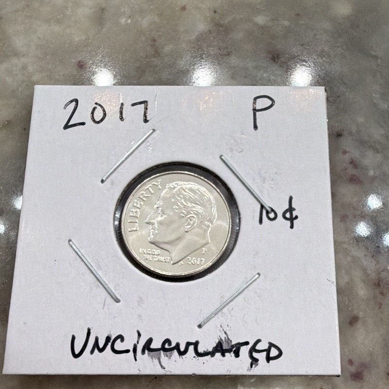 2017-P Philadelphia Roosevelt Dime 10C Business Strike Copper