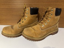 Timberland Men  s 6 Inch Premium Boots Size 9M with Leather Lining