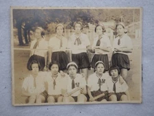 Vintage Photo 1930s-40s, Japanese school girls, 15262