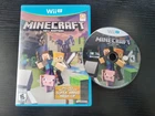 Minecraft (Nintendo Wii U, 2016) DISK + CASE