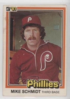 1981 Donruss Mike Schmidt #11 HOF 1d0h