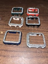 Apple Watch Bling Plastic Bumpers Covers Size 38 mm Set Lot Of 6