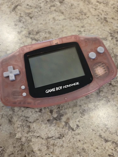 Nintendo Gameboy Advance Pink Fuchsia AGB-001 Handheld System TESTED Working