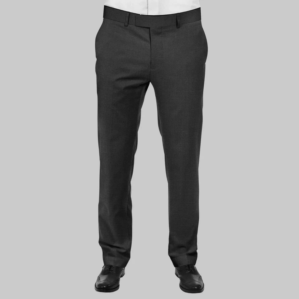 Black Cotton Linen Pants Fabric 145cm Premium Lycra Stretch Chinos Trouser Cloth - Image 2 of 4