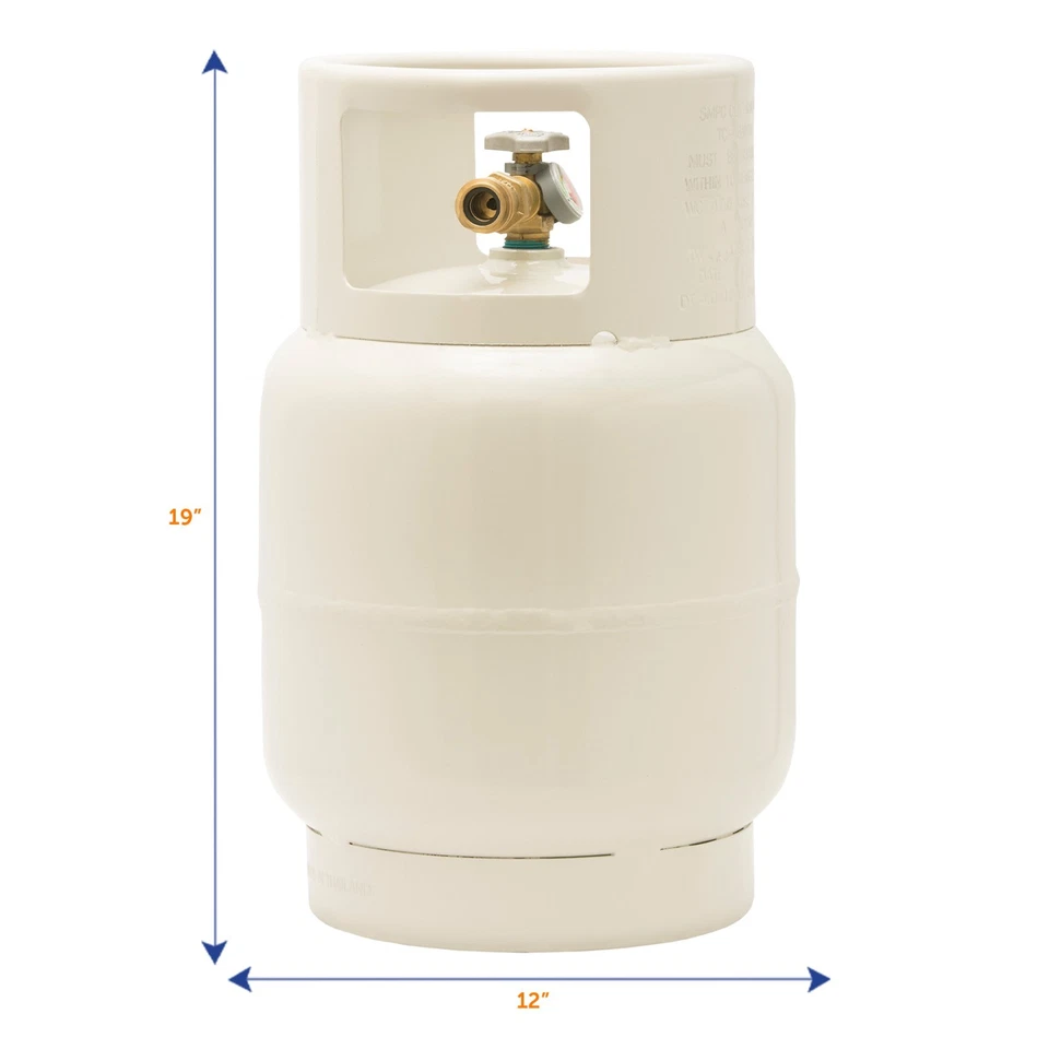 20 LB Floor Buffer Propane Tank with Vapor Valve and Level Gauge Steel New - Image 3 of 4