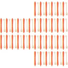 72 Pcs  Perm Rod Hair Roller with Rubber Band Home Barber Hair Styling Tools