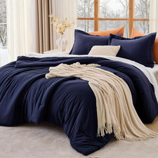 King Size Comforter Set, All Season Ultra Soft down Alternative Bedding - 3 Piec