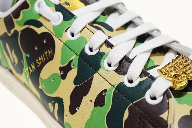 Adidas x BAPE A Bathing Ape Stan Smith Multicolor Sneakers 27cm Used thumbnail 7