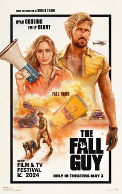 The Fall Guy movie poster (e)  -  11'' x 17'' inches - Ryan Gosling, Emily Blunt