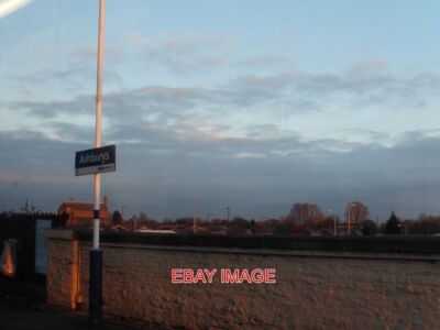 PHOTO  TFGM - ASHBURYS RAILWAY STATION  EASTER SATURDAY - 4TH APRIL OPENSHAW MAN