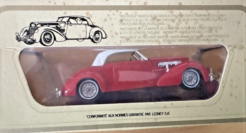Matchbox Models of Yesteryear Y-18 1937 CORD 812 - Image 3 of 4
