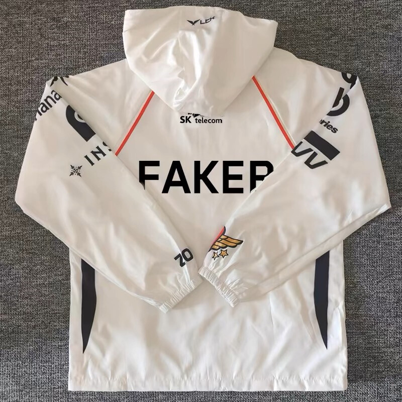 ウェア 2024 T1 Worlds Uniform Jersey Faker 2024 LOL Spring Competition LCK Uniform Jersey Team T1 Faker