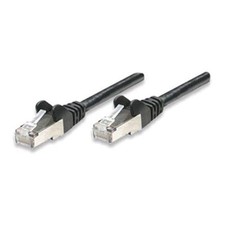 Intellinet Cavo di rete Patch in Rame Cat. 6 Nero UTP 1 mt