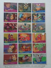 Fleer Ultra AAAHH Real Monsters Full Set + 10 Card Colouring Chase Set 