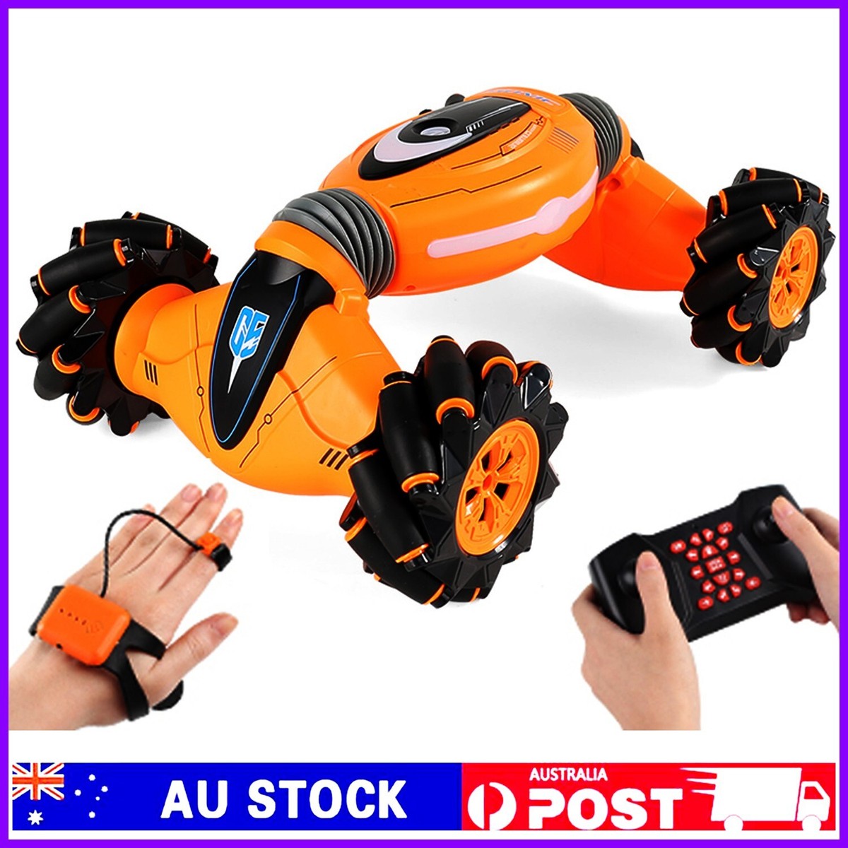 Gesture Sensing Flip Toy RC Stunt Car 4WD Double Sided Off Road