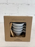 Dipschalen Set - 8-Teilig - Dip Bowl - 4 Schalen - 4 LöFfel - Neu (C13)