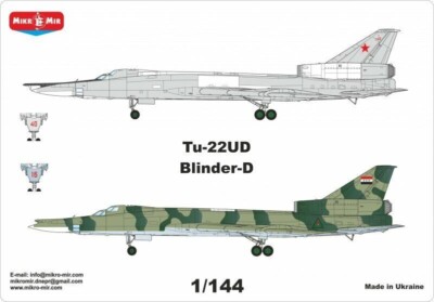 航空機・ヘリコプター MikroMir 1/144 Tu-22UD Blinder-D 144-025 Mikromir 144025 Tu-22 U/UD Blinder-D 1/144 | eBay