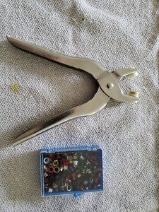 COX Vintage Eyelet Rivet Tool. Made in USA.