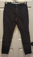 Universal Thread Womens High Rise Skinny Pants Dark Brown Corduroy Stretch 4 New