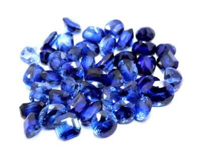Natural Blue Sapphire 140 Ct 15-18 Pcs Mix Cut Certified Loose Gemstone Lot