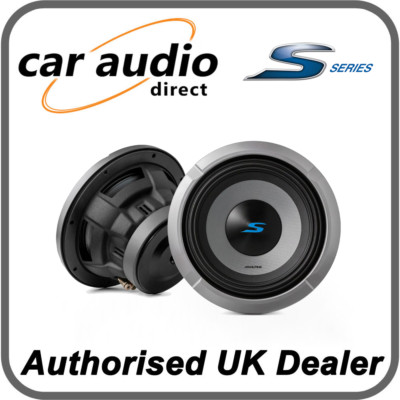 Alpine S-Series S2-W8D2 - 8  20cm 900W Dual 2 Ohm Subwoofer Bass Driver