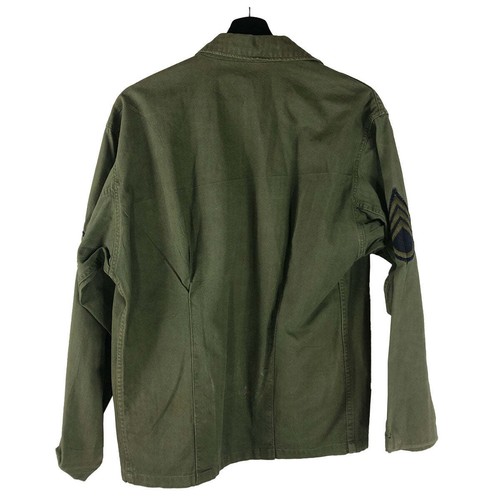 2nd Pattern US Army HBT Herringbone Utility Jacket named w/ Medic stencil - Picture 2 of 4