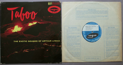 Arthur Lyman - Taboo  LP  Vogue Records VA.160142 Mono  UK 1959 Exotica Tiki  M-