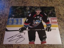 TYSON BARRIE AUTOGRAPHED 8X10 MATTE PHOTO COLORADO AVALANCHE KELOWNA ROCKETS (E)