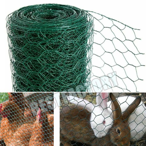 PVC Coated Wire Mesh Fencing Green Galvanised Garden Fence Welded Wire Mesh UK - Foto 6 di 43