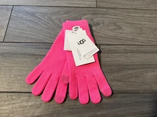 UGG WOMENS KNIT TECH GLOVES, FRENCH PINK, NWT, ONE SIZE