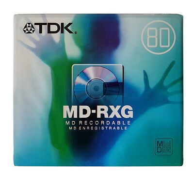 Lot De 5 Minidisc TDK MD-RXG 80 Minutes - Neufs Sous Blister