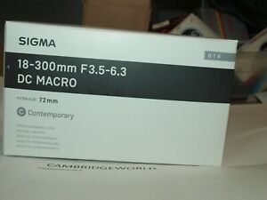 Sigma 18 300mm F3 5 6 3 Dc Macro Os Hsm New Contemporary Lens For Sigma Cameras Ebay