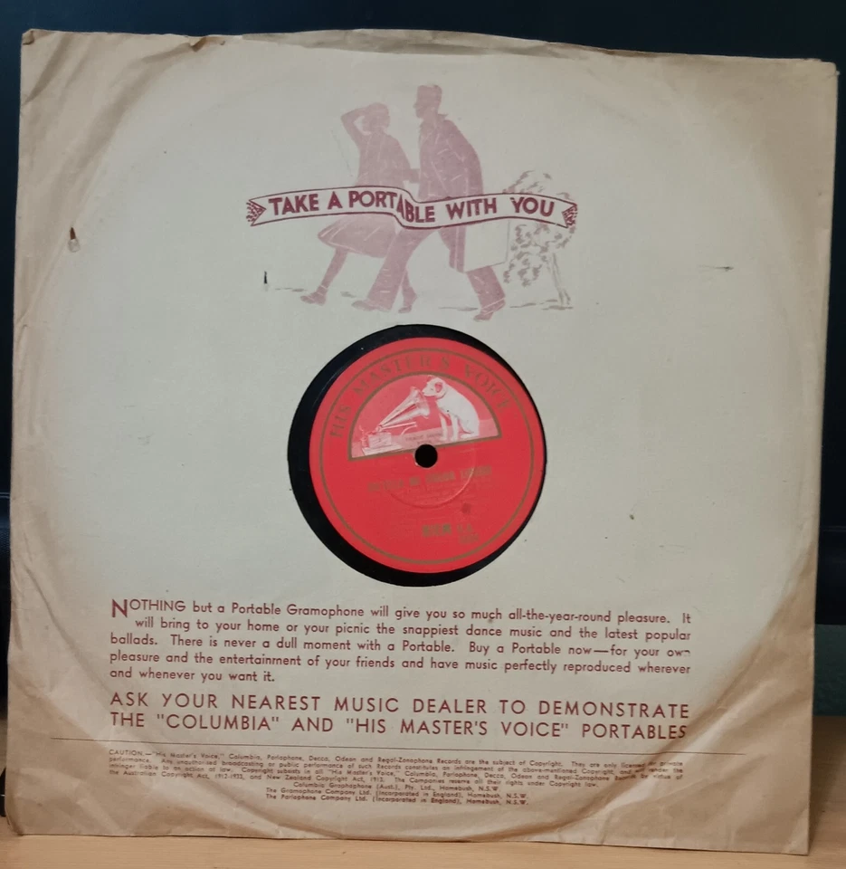 Jussi Björling – E Lucevan Le Stelle / Ch'ella Mi Creda libero - 78rpm 10" VG+ - Image 2 of 2