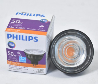 Philips BC13579 Soft White Light Replacement 50W 7.8W LED Dimmable Floodlight
