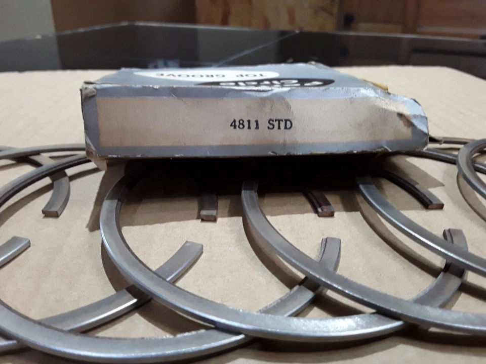 Perfect Circle Piston Rings Top Groove Type 200 Chrome 3 3/4" x 5/64" Pistons - Image 3 of 3