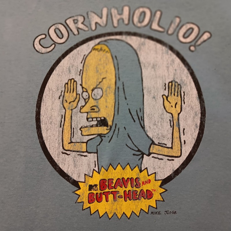 Beavis & Butt-head T-Shirt 2012 Cornholio Sz. L Pre-owned 