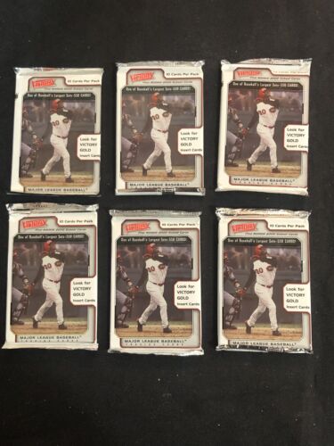 2002 Upper Deck Victory BASEBALL (6) Packs Sealed From Box - Picture 1 of 3