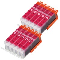 10 Tintenpatrone Druckerpatrone Kompatibel Zu Canon Cli 571 Xl Magenta Mit Chip
