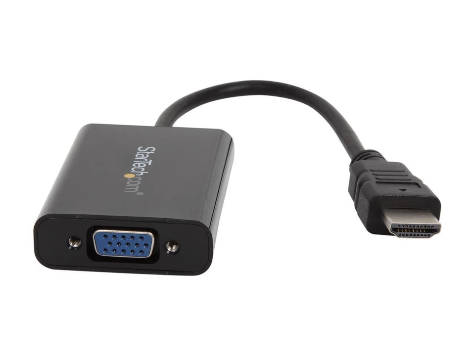 StarTech.com HD2VGAA2 HDMI to VGA Video Adapter Converter with Audio for Desktop - Image 2 of 4