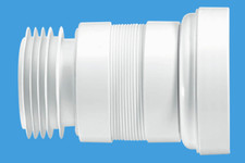 McALPINE WC-F18S Toilet Waste Connector 100 > 160mm FLEXIBLE for 90mm Cast Iron
