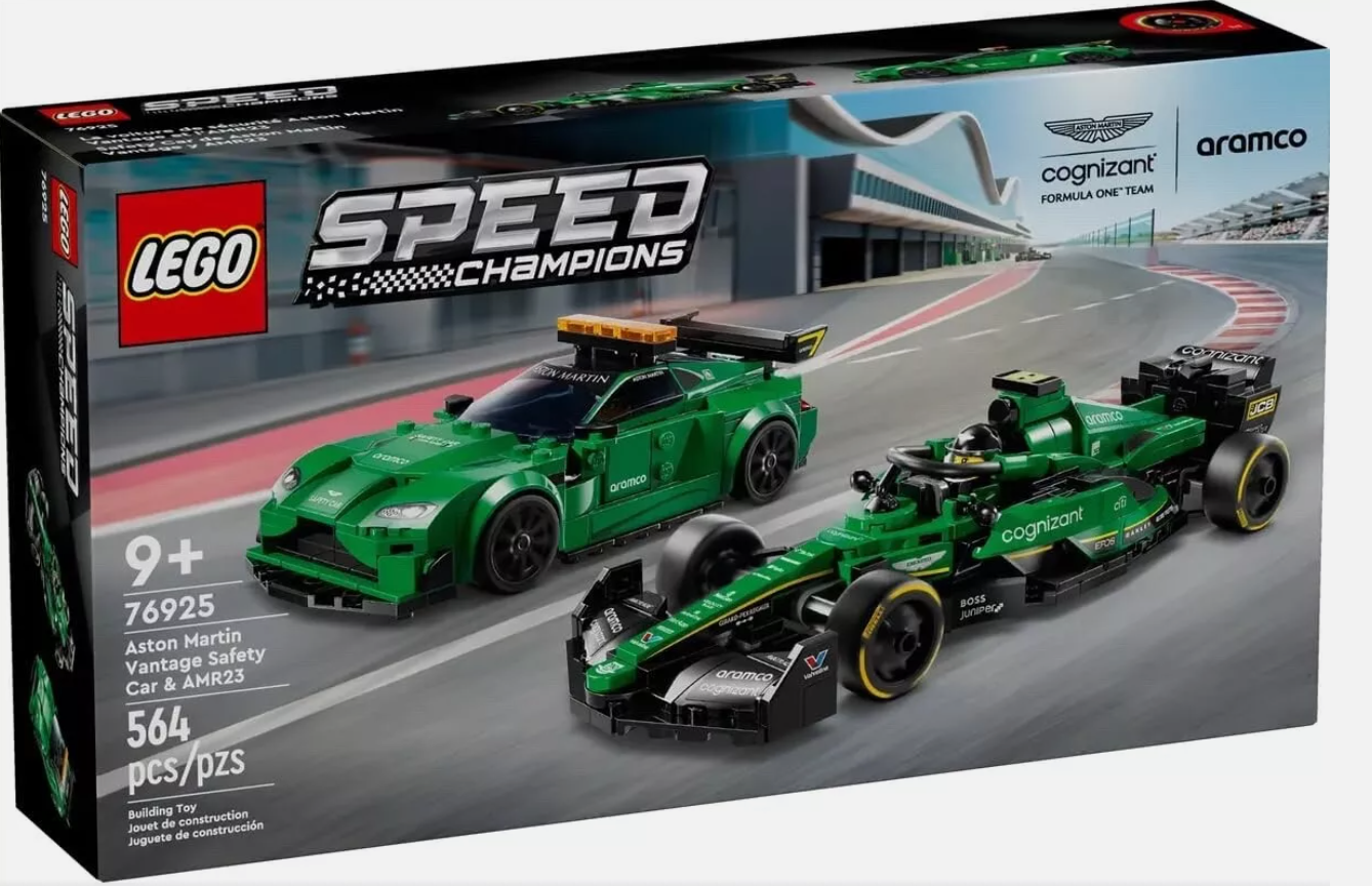 LEGO SPEED CHAMPIONS Aston Martin Safety Car & AMR23 Set 76925 New & Sealed - Image 4