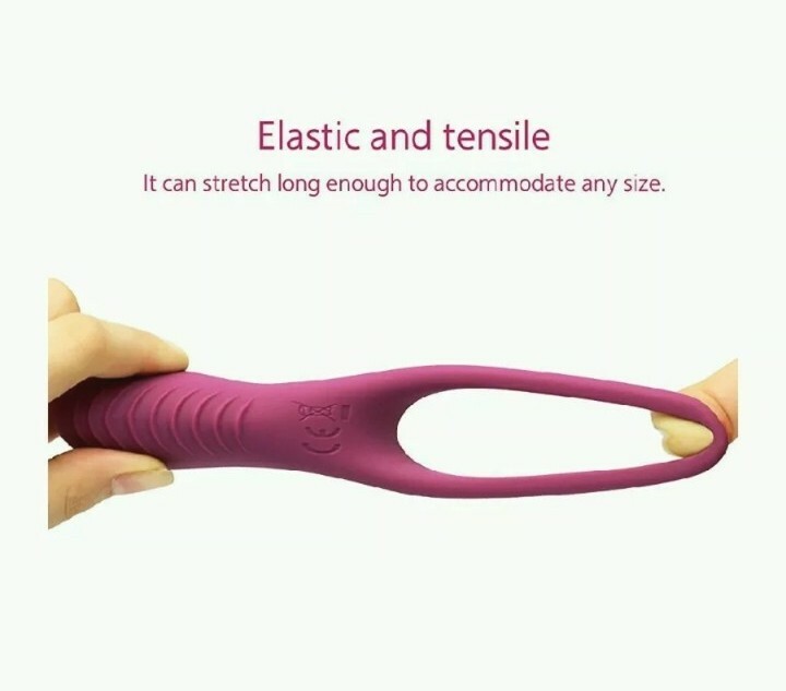 IMO Silicone Vibrating Cock Penis Ring Massager Vibrator Waterproof  Rechargeable | eBay