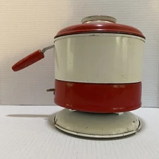 VTG 40s Popcorn Popper US MFG Corp Farmhouse Cabin Lodge Kitchen Decor Prop READ
