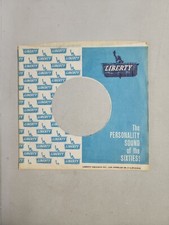 45 RPM 7" RECORD SLEEVES CO. SLEEVE 1 PACK SEE PHOTOS - Liberty SLV137
