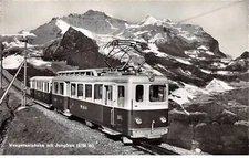 SWITZERLAND - SAN57715 - Wengernalbahn mit Jungfrau - train to locate - CPSM 14x