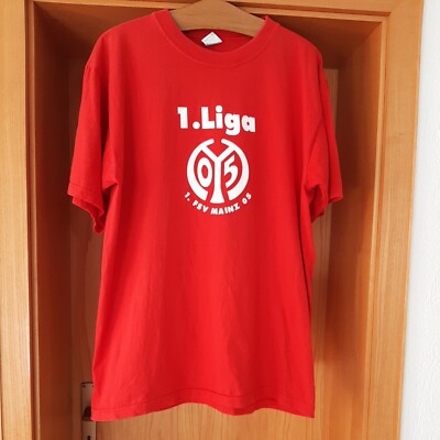  MAINZ 05 T-Shirt, 1. FSV, 1. Bundesliga, Gr.XXL , Basic Wear, 100% Baumwolle