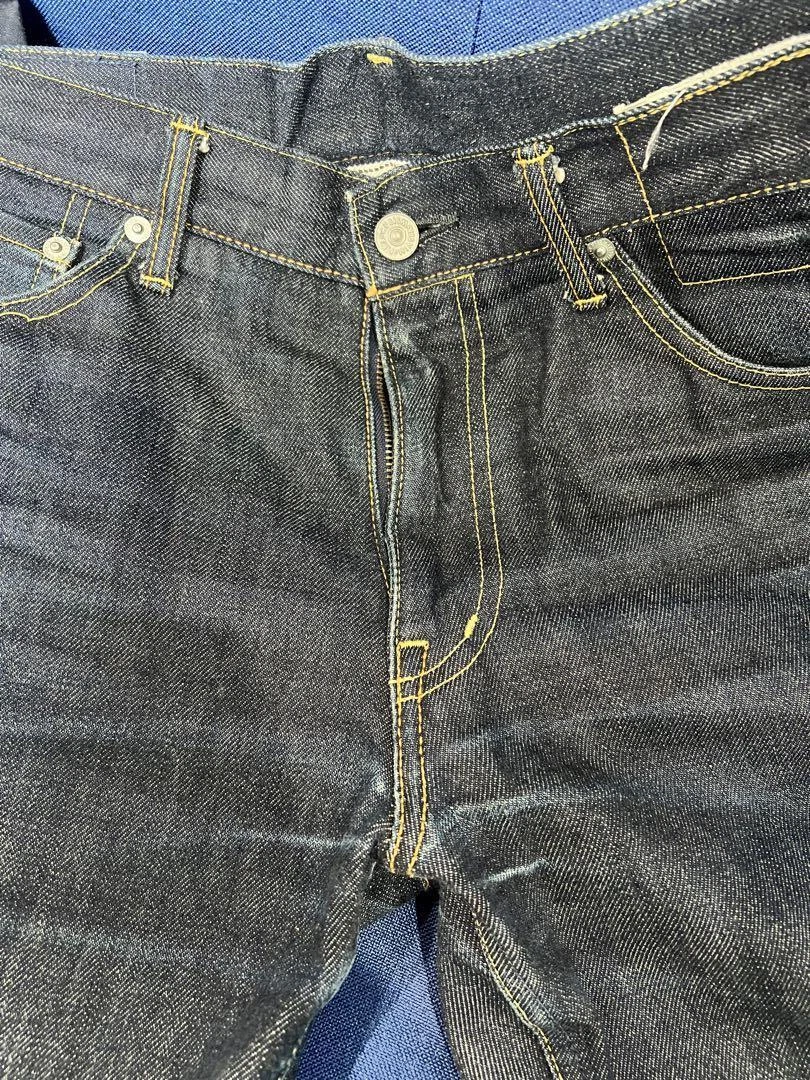 VISVIM 03R Social Sculpture Denim Straight Pants Men Size W32