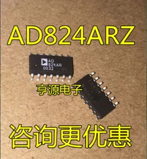 1PC ADI AD824ARZ-14 AD824ARZ IC OPAMP JFET R-R 2MHZ SOP14 NEW #98HY