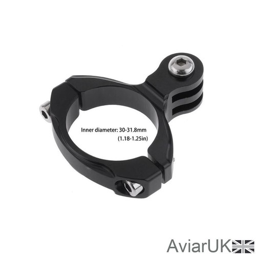 Aluminium Gopro Mount for Bike Handlebar Bar Seat Tube Post Clamp Holder Go Pro - Picture 3 of 7